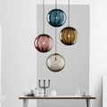 Clear Glass Ball Pendant Lamp Hanging Lamp