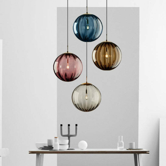 Clear Glass Ball Pendant Lamp Hanging Lamp